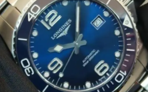 浪琴表全新力作：43mm深海征服者GMT腕表，诠释潜水运动元素，带你探索水下世界！